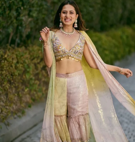 Mbrace Sargun Mehta’s Ethereal Lehenga Looks With Monika Nidhee’s Stunning Collection