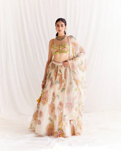 How To Get Allu Sneha Reddy Inspired Designer Lehengas At Monika Nidhee